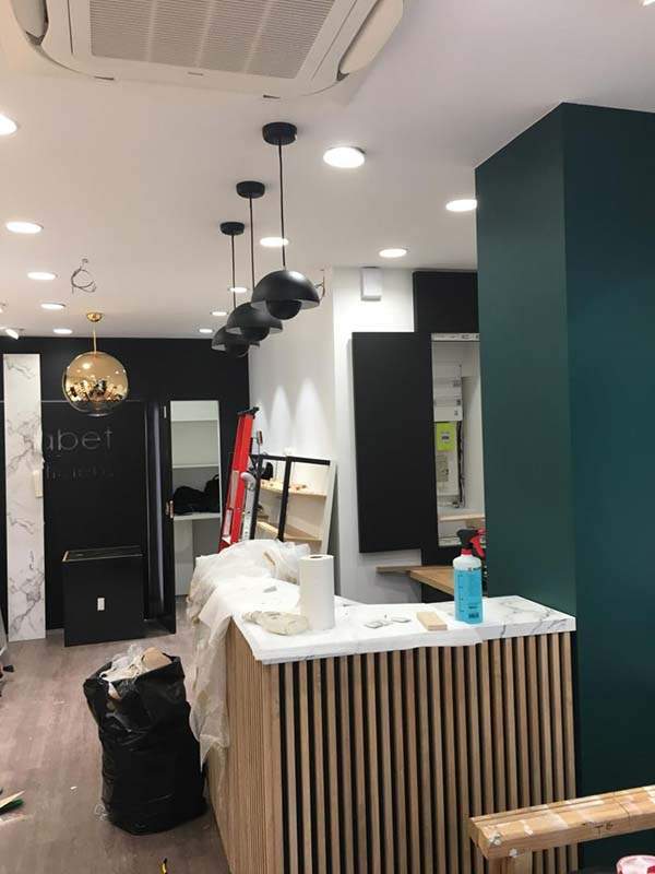 Travaux installation éclairage Yvetot