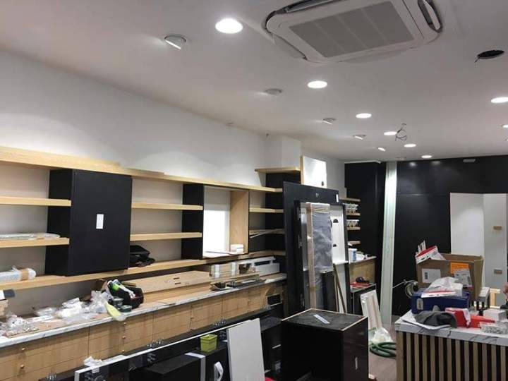 Travaux installation éclairage Yvetot